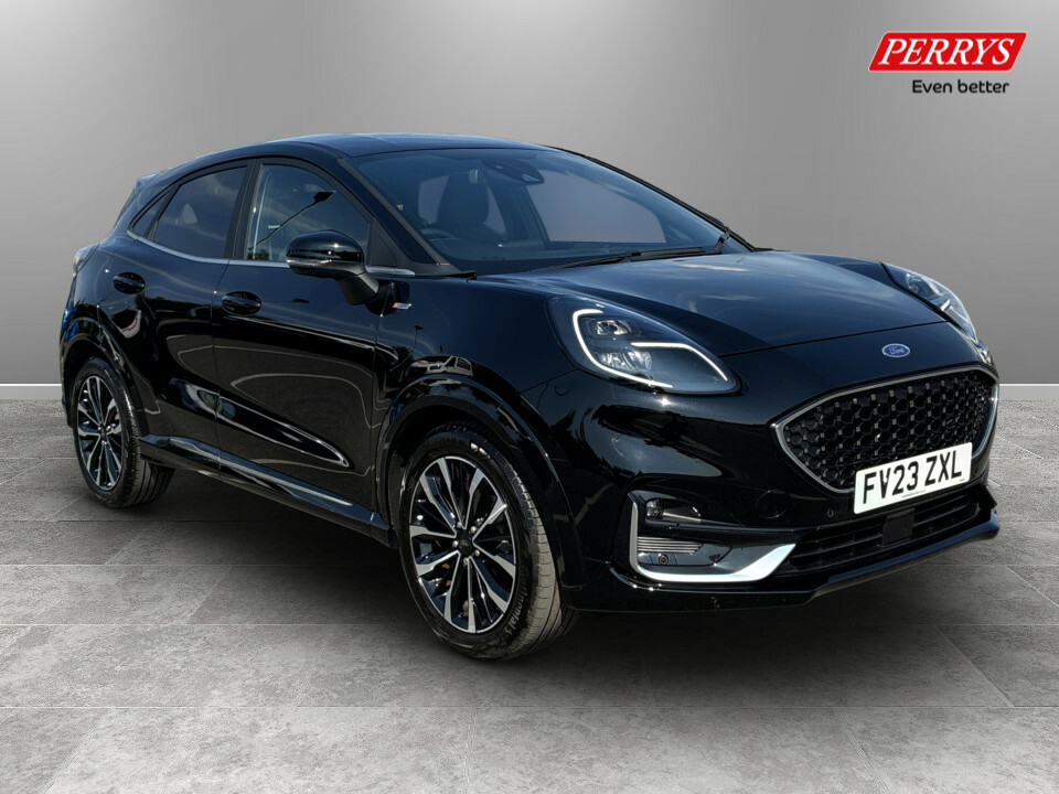Ford Puma 1.0 Ecoboost Hybrid Mhev 155 St-line Vignale Black