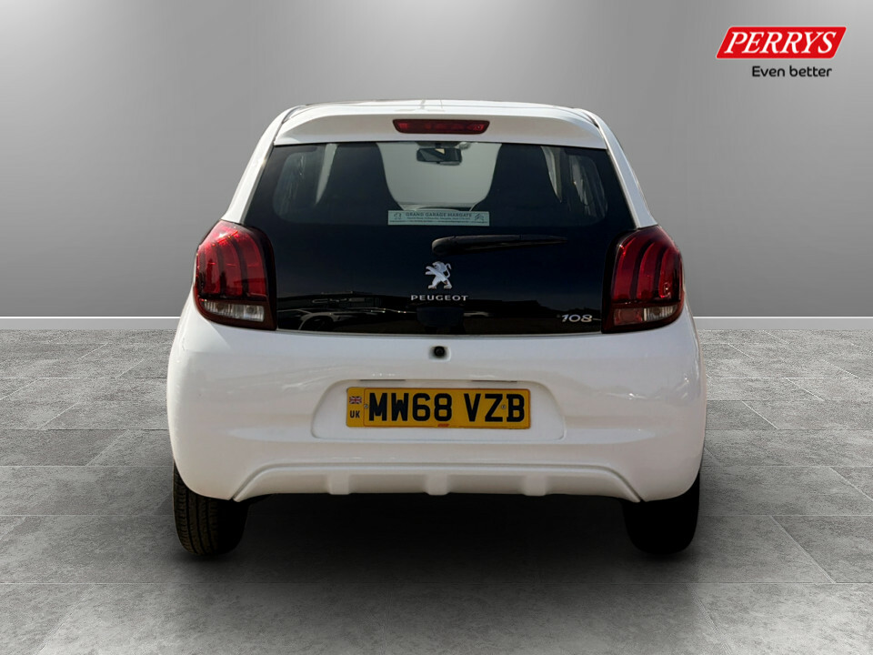 Peugeot 108 1.0 72 Active MW68VZB White #6