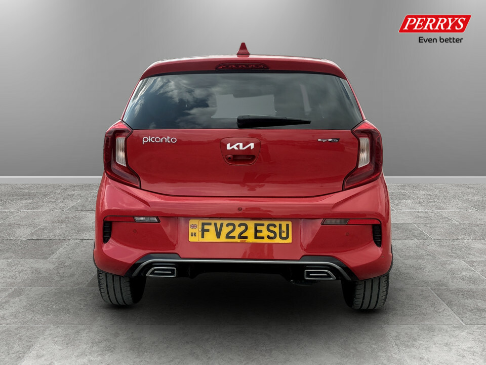 Kia Picanto 1.0T Gdi Gt-line S 4 Seats FV22ESU Red #6