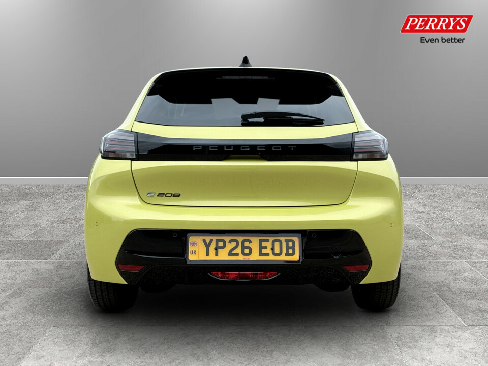 Peugeot e-208 100Kw Allure 50Kwh Yellow #6