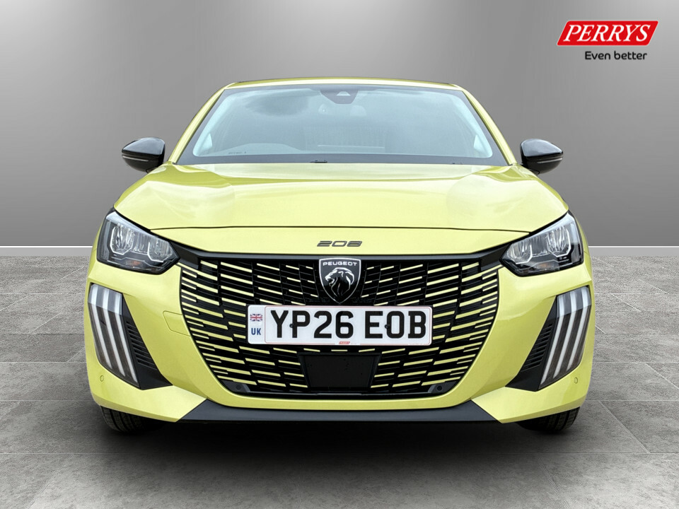 Peugeot e-208 100Kw Allure 50Kwh Yellow #2