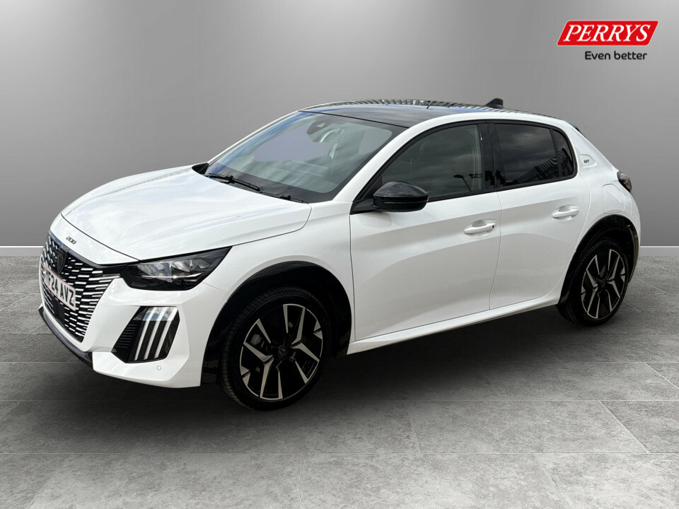 Peugeot 208 1.2 Hybrid 100 Gt E-dsc6 White #3