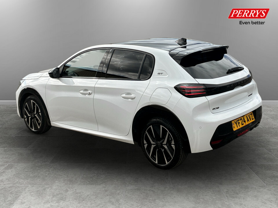 Peugeot 208 1.2 Hybrid 100 Gt E-dsc6 White #5