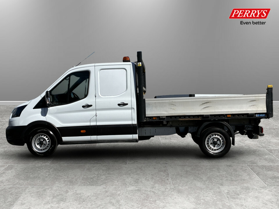 Ford Transit Custom 2.0 Ecoblue 130Ps Double Cab Chassis YR73SKJ White #4