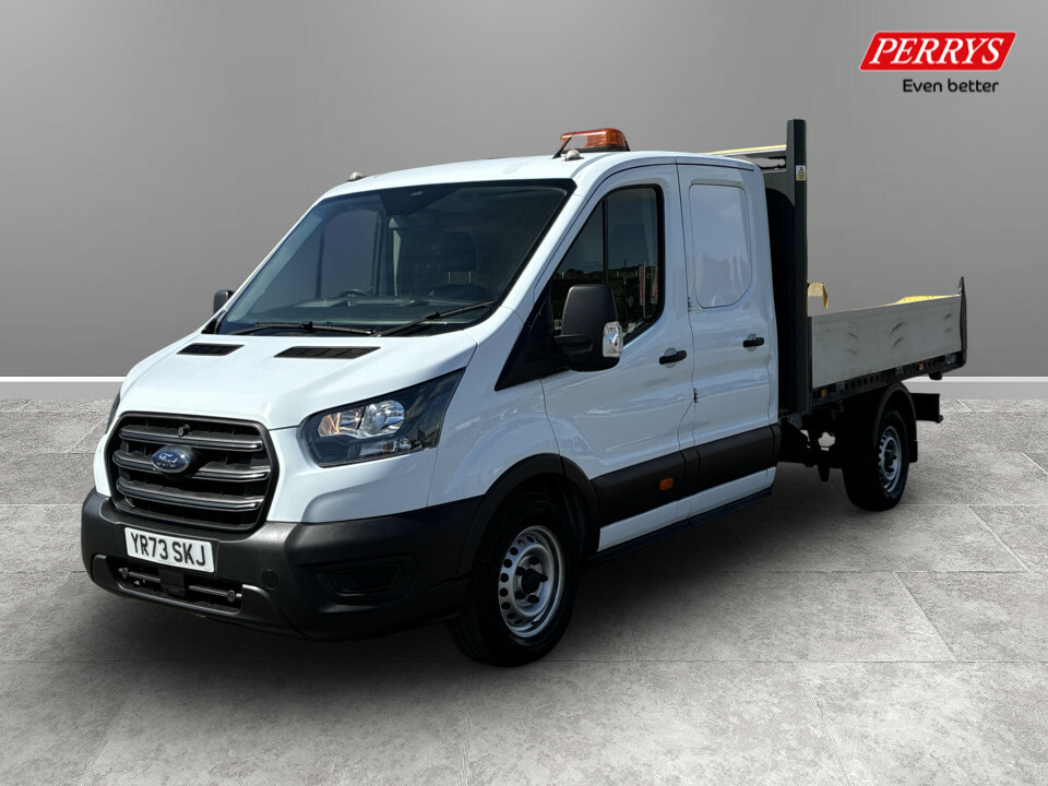 Ford Transit Custom 2.0 Ecoblue 130Ps Double Cab Chassis YR73SKJ White #3