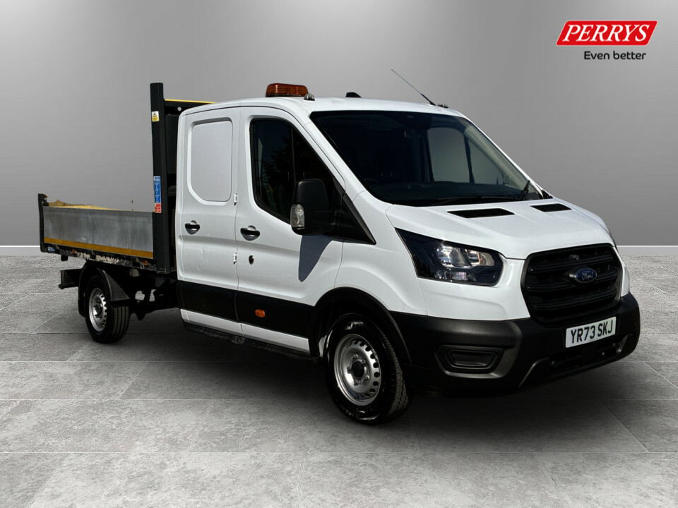 Ford Transit Custom 2.0 Ecoblue 130Ps Double Cab Chassis White