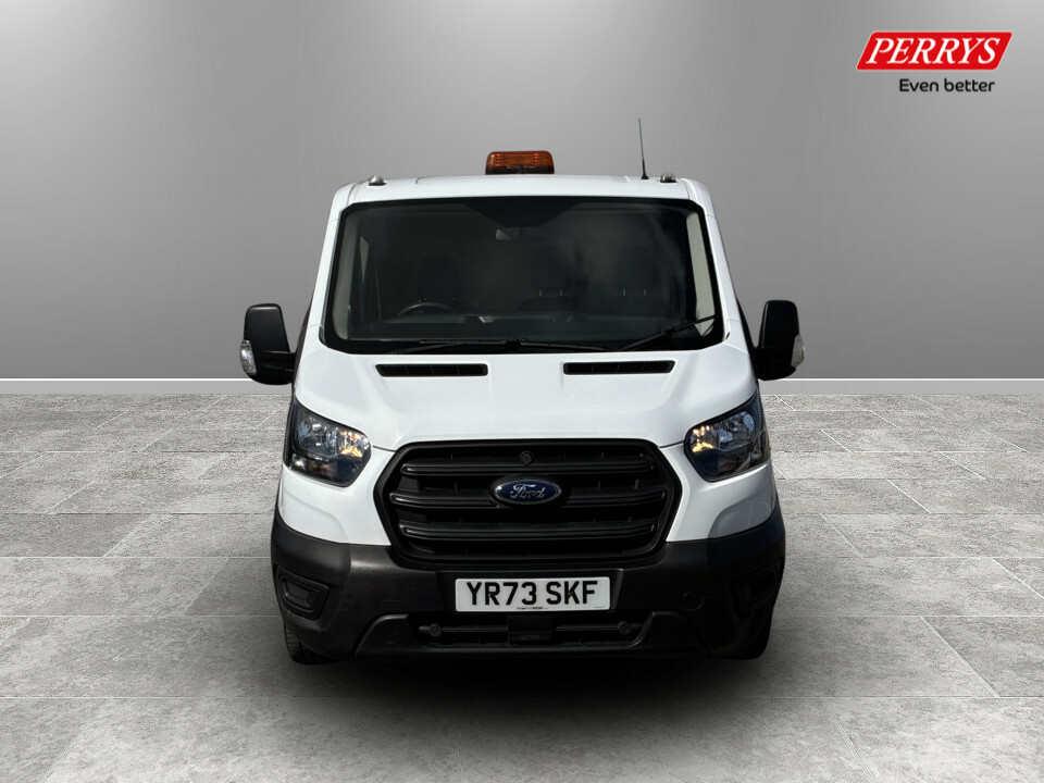 Ford Transit Custom 2.0 Ecoblue 130Ps Double Cab Chassis YR73SKF White #2