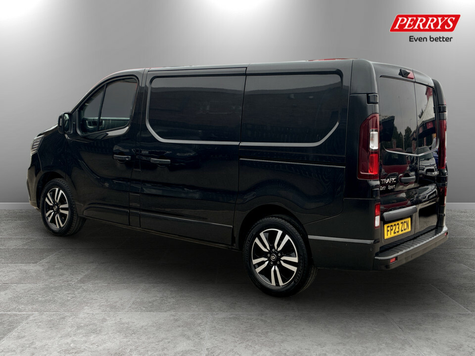 Renault Trafic Sl30 Blue Dci 150 Extra Sport Van FP23ZCN Black #5