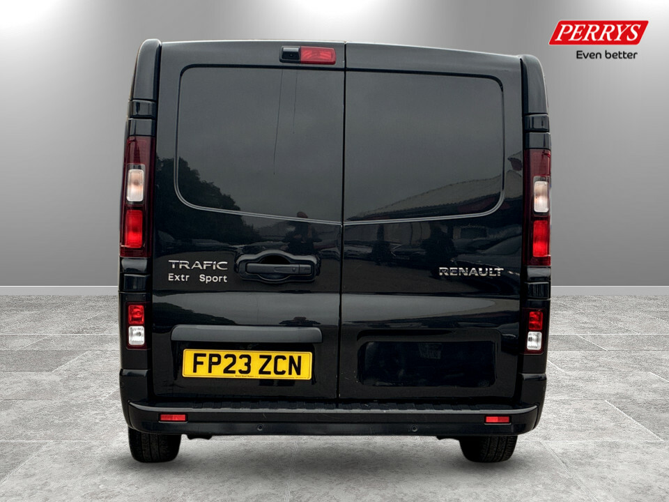 Renault Trafic Sl30 Blue Dci 150 Extra Sport Van FP23ZCN Black #6