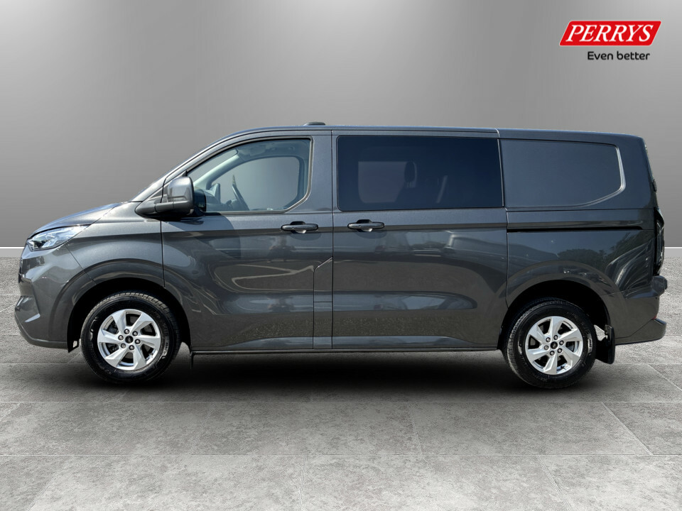 Ford Transit Custom 2.0 Ecoblue 136Ps H1 Double Cab Van Limited YP75OYL Grey #4