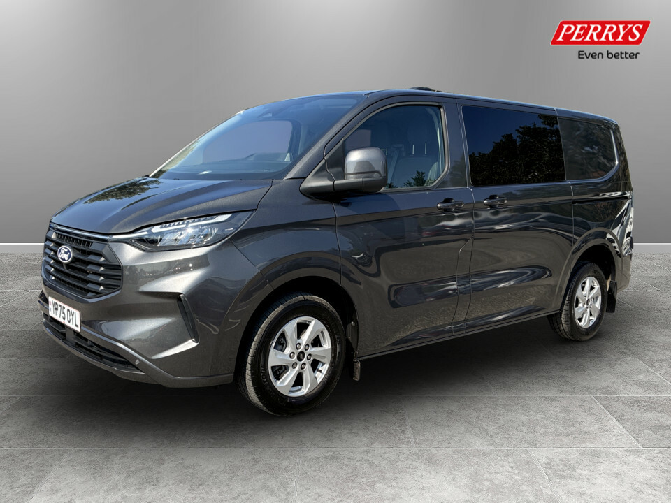 Ford Transit Custom 2.0 Ecoblue 136Ps H1 Double Cab Van Limited YP75OYL Grey #3