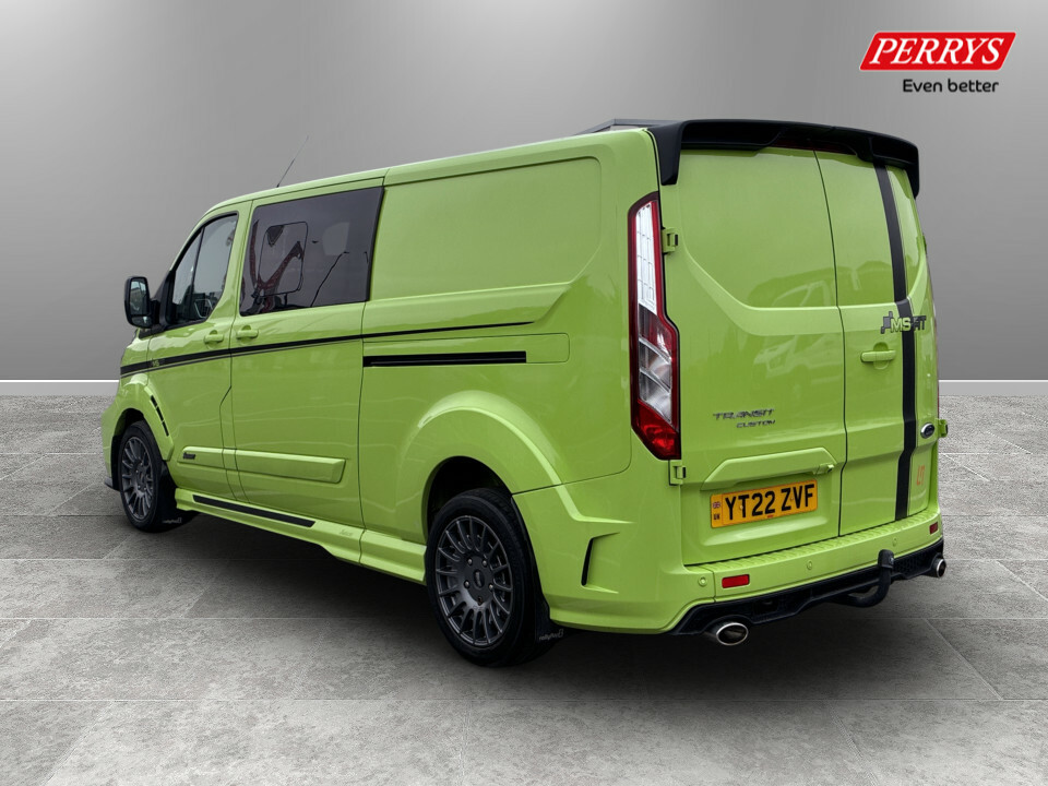 Ford Transit Custom 2.0 Ecoblue 185Ps Low Roof Dcab Ms-rt Van YT22ZVF Green #5
