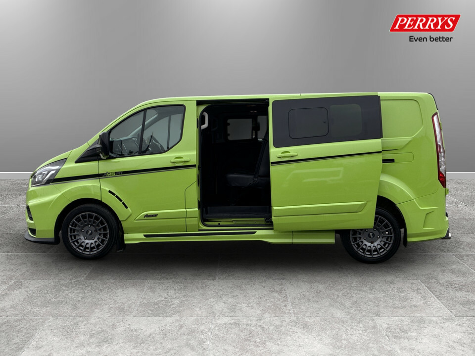 Ford Transit Custom 2.0 Ecoblue 185Ps Low Roof Dcab Ms-rt Van YT22ZVF Green #4