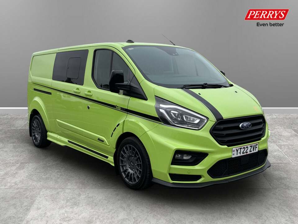 Ford Transit Custom 2.0 Ecoblue 185Ps Low Roof Dcab Ms-rt Van Green
