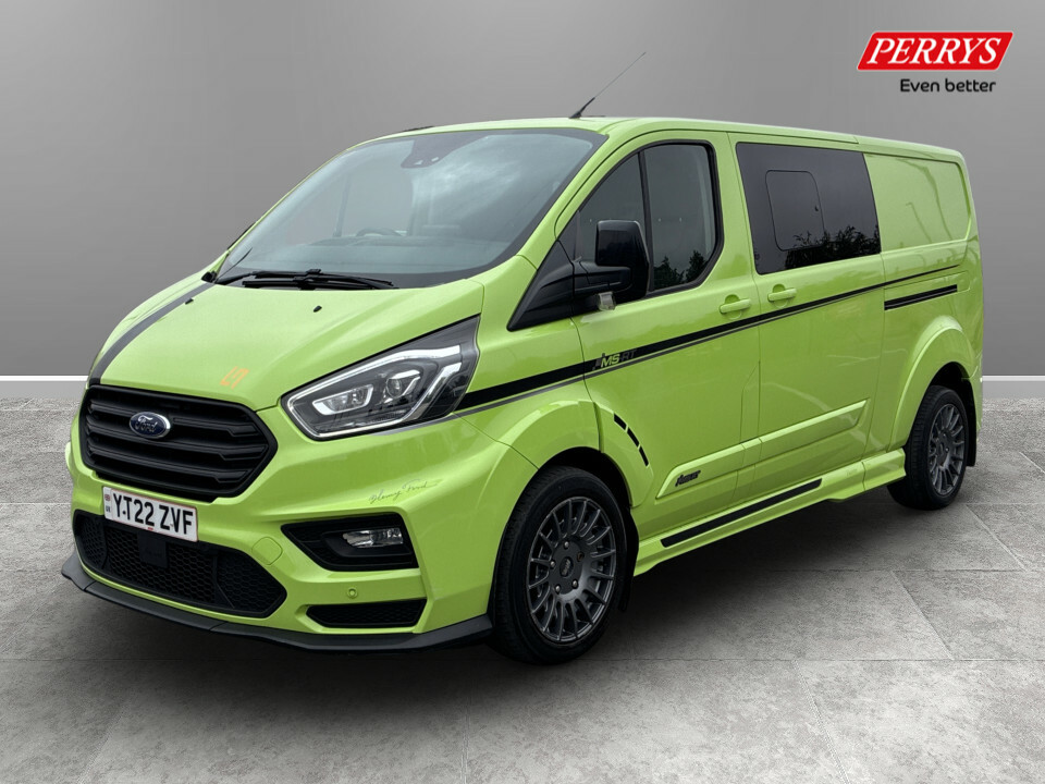 Ford Transit Custom 2.0 Ecoblue 185Ps Low Roof Dcab Ms-rt Van YT22ZVF Green #3
