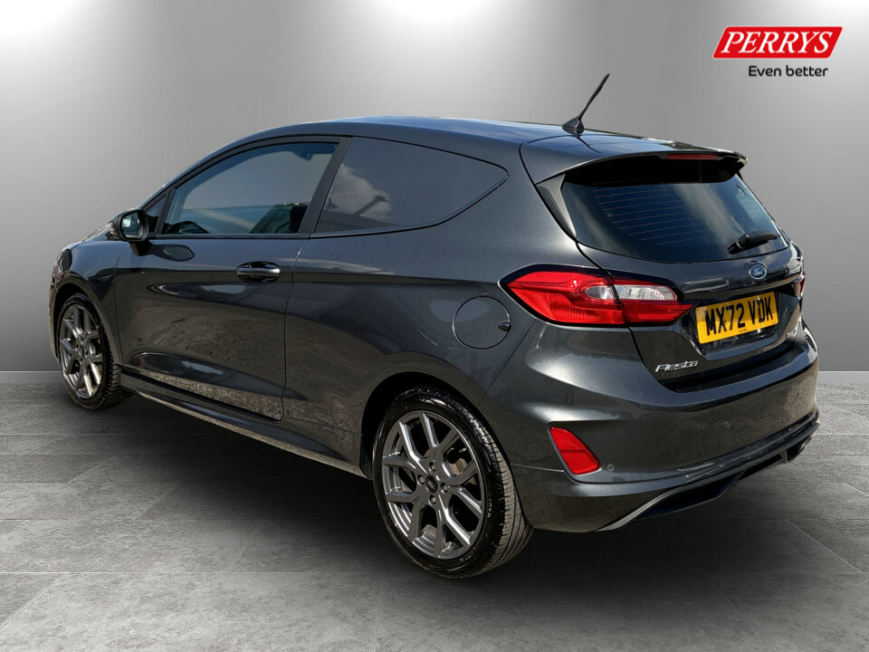 Ford Fiesta 1.0 Ecoboost Mhev Sport Van MX72VDK Grey #5
