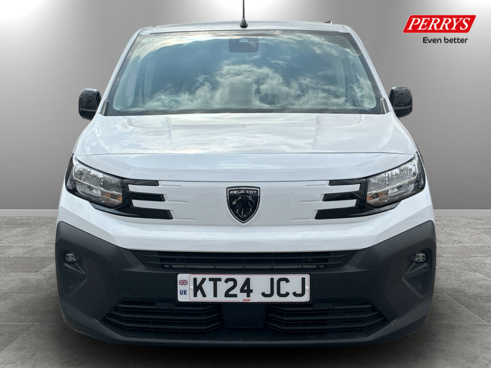 Peugeot Partner 1.5 Bluehdi 100 Asphalt Van KT24JCJ White #2