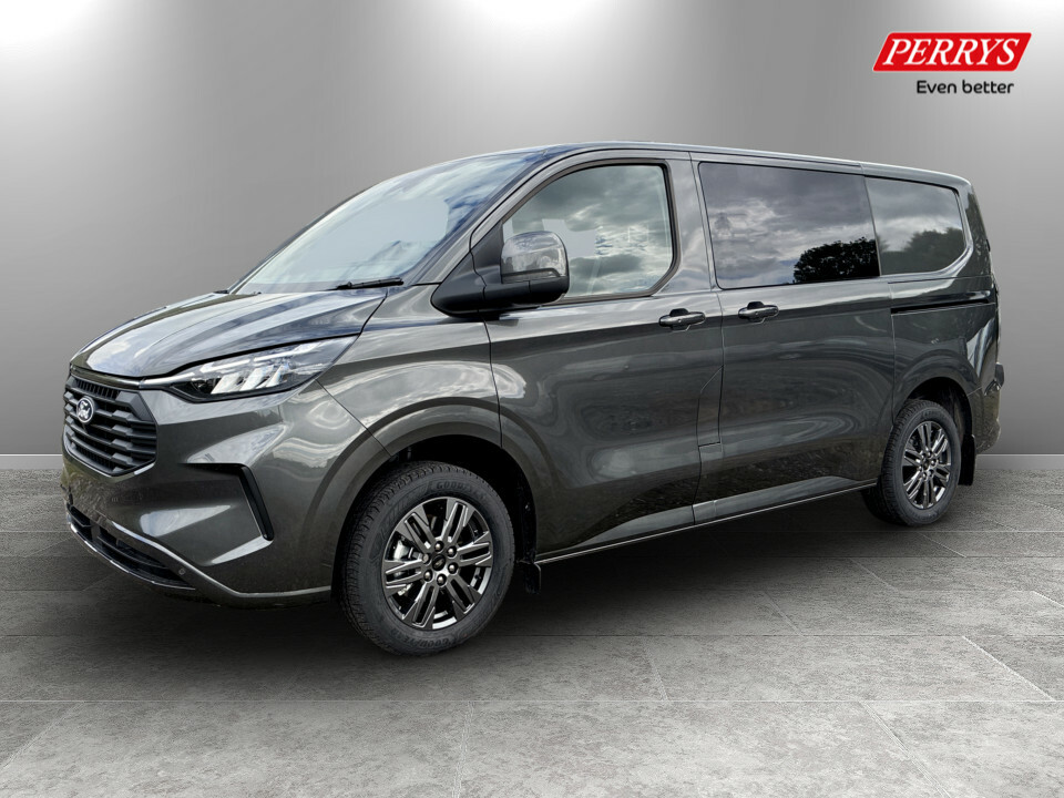 Ford Transit Custom 2.0 Ecoblue 136Ps H1 Double Cab Van Limited Grey #2