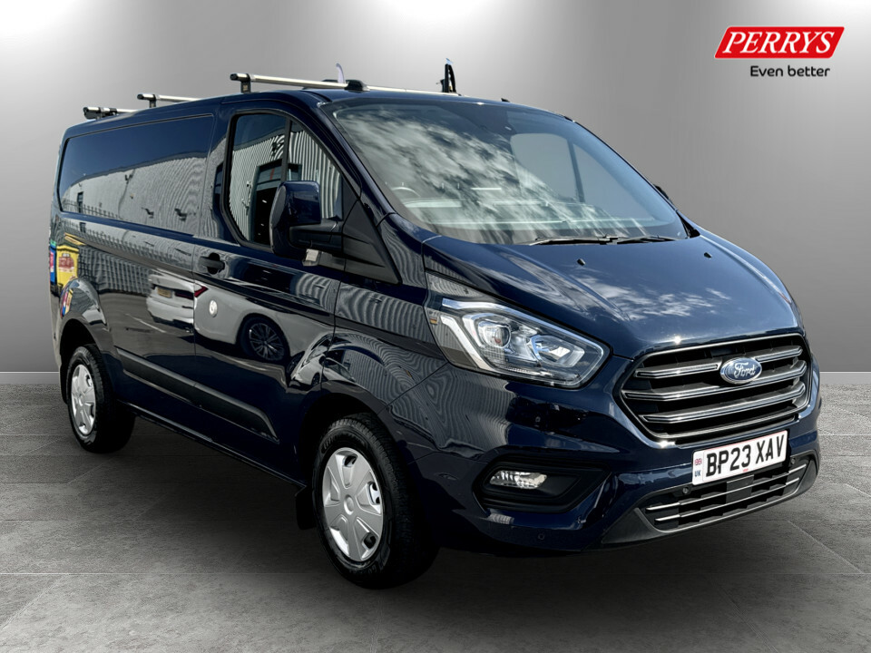 Ford Transit Custom 2.0 Ecoblue Hybrid 130Ps Low Roof Trend Van BP23XAV Blue