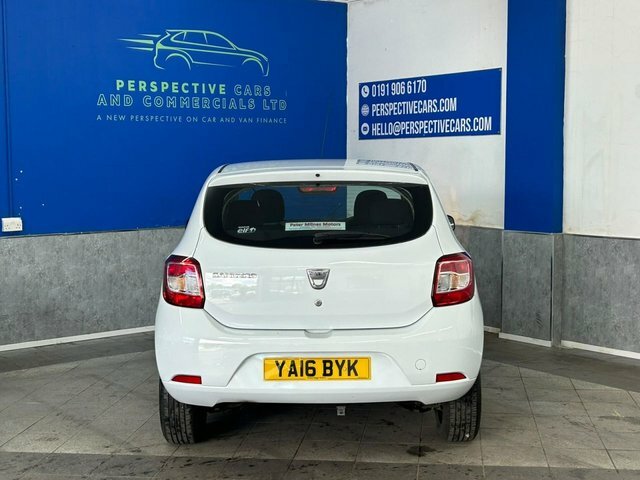 Dacia Sandero 1.2 Ambiance Hatchback Euro 6 7 White #4