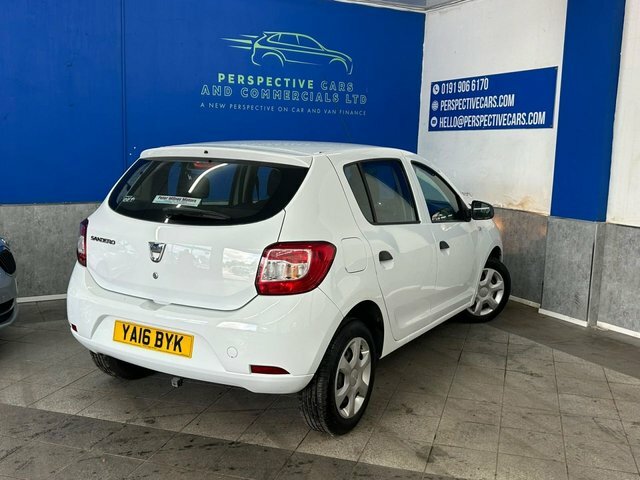 Dacia Sandero 1.2 Ambiance Hatchback Euro 6 7 White #3