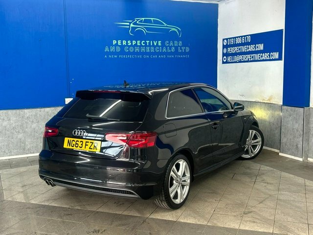 Audi A3 2.0 Tdi S Line Hatchback S Tronic Euro Black #3