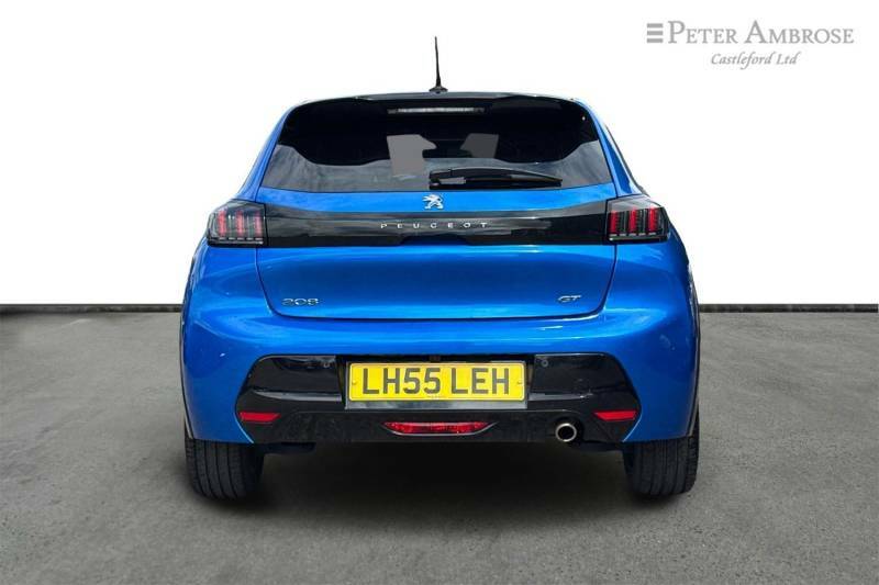 Peugeot 208 1.2 Puretech 100 Gt Eat8 - 2023 73 LH55LEH Blue #4