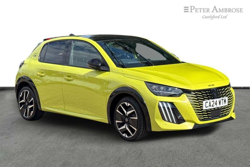 Peugeot 208 1.2 Puretech 100 Gt - 2024 24 Yellow