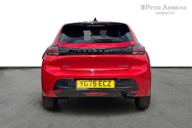 Peugeot 208 1.2 Hybrid 100 Allure E-dsc6 - 2025 75 YG75ECZ Red #4