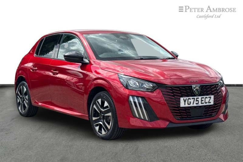 Peugeot 208 1.2 Hybrid 100 Allure E-dsc6 - 2025 75 YG75ECZ Red