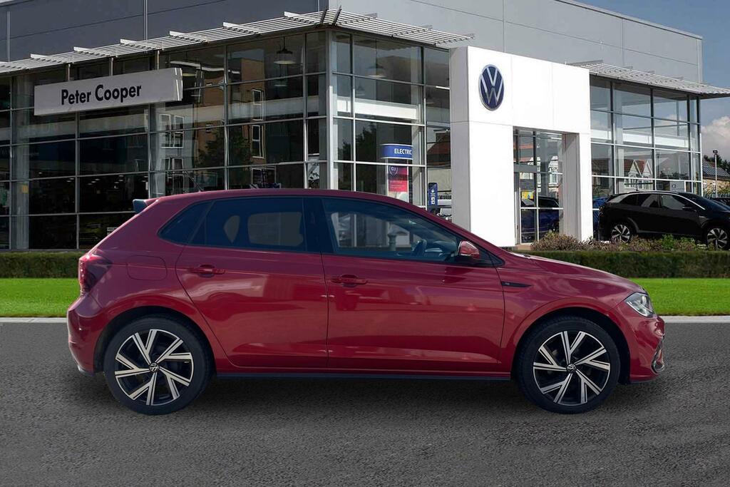 Volkswagen Polo 1.0 Tsi R-line Dsg CP23JJF Red #5