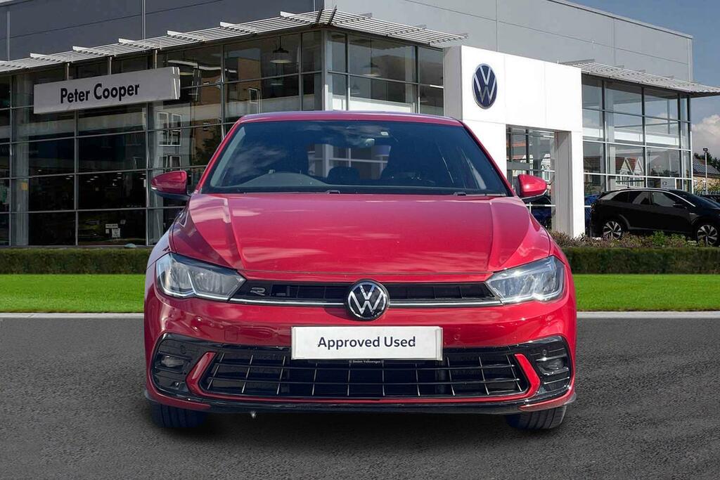 Volkswagen Polo 1.0 Tsi R-line Dsg CP23JJF Red #2