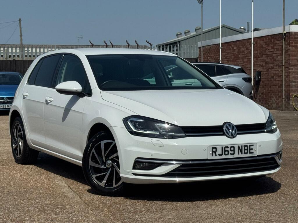 Volkswagen Golf 1.6 Tdi Match Edition Euro 6 Ss RJ69NBE White