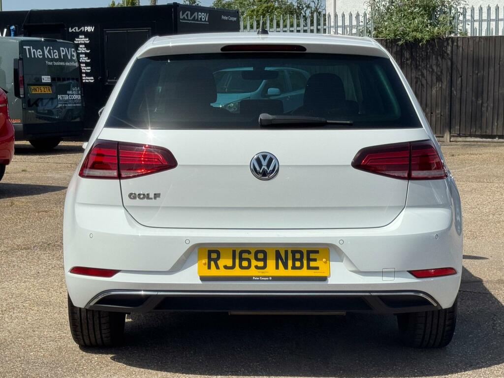 Volkswagen Golf 1.6 Tdi Match Edition Euro 6 Ss RJ69NBE White #6