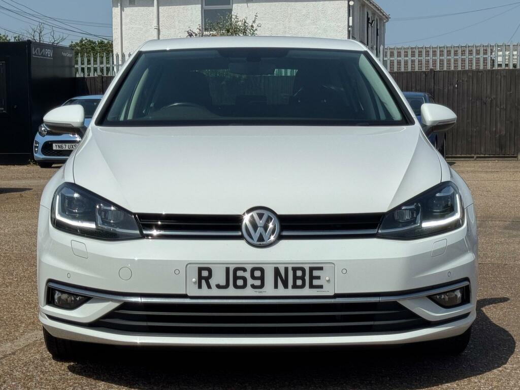 Volkswagen Golf 1.6 Tdi Match Edition Euro 6 Ss RJ69NBE White #2