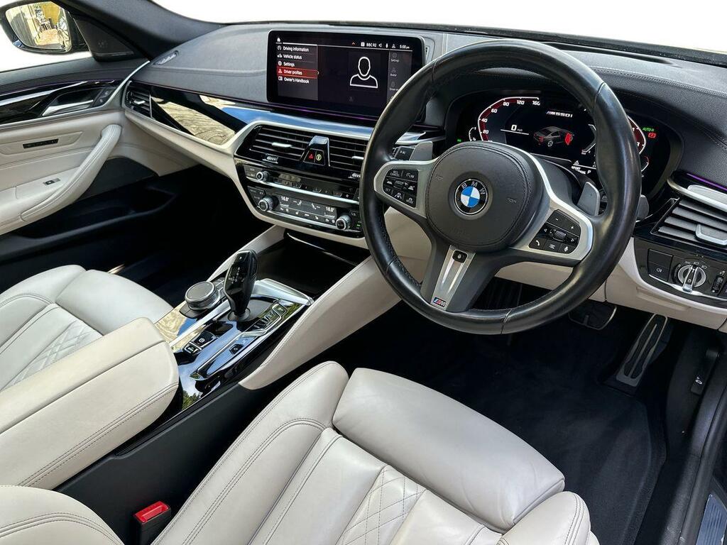 BMW 5 Series 4.4 M550i V8 Steptronic Xdrive Euro 6 Ss Black #6
