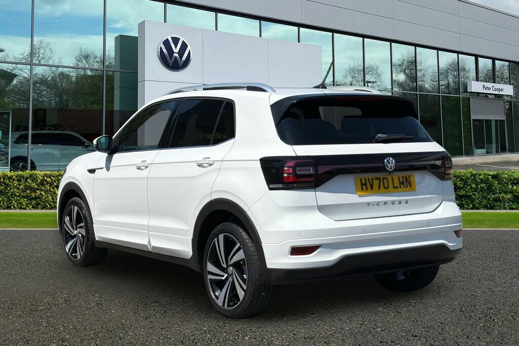 Volkswagen T-Cross 1.0 Tsi 115 R-line Dsg White #3