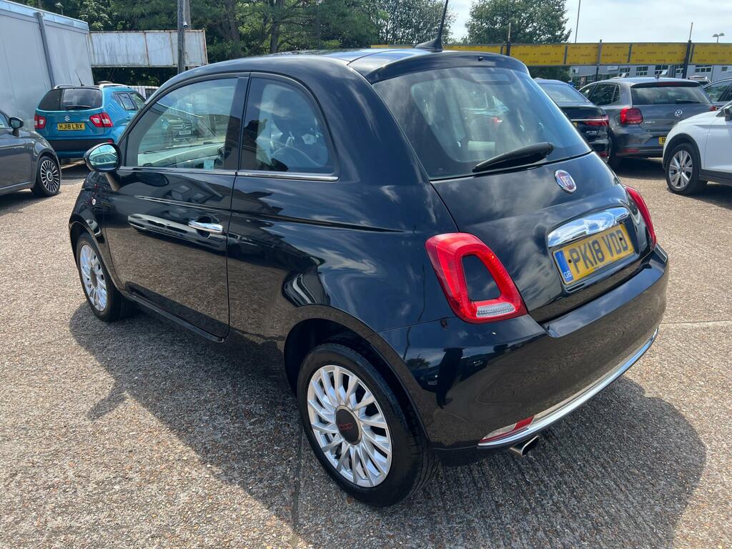 Fiat 500 1.2 Lounge Euro 6 Ss Black #5
