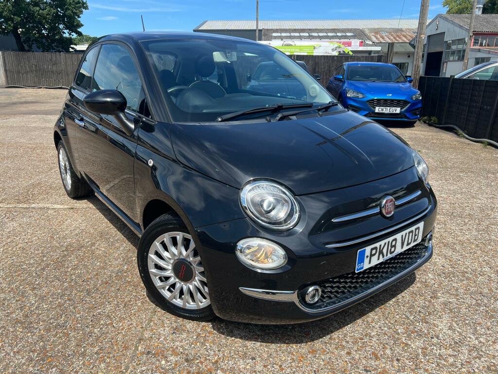 Fiat 500 1.2 Lounge Euro 6 Ss Black