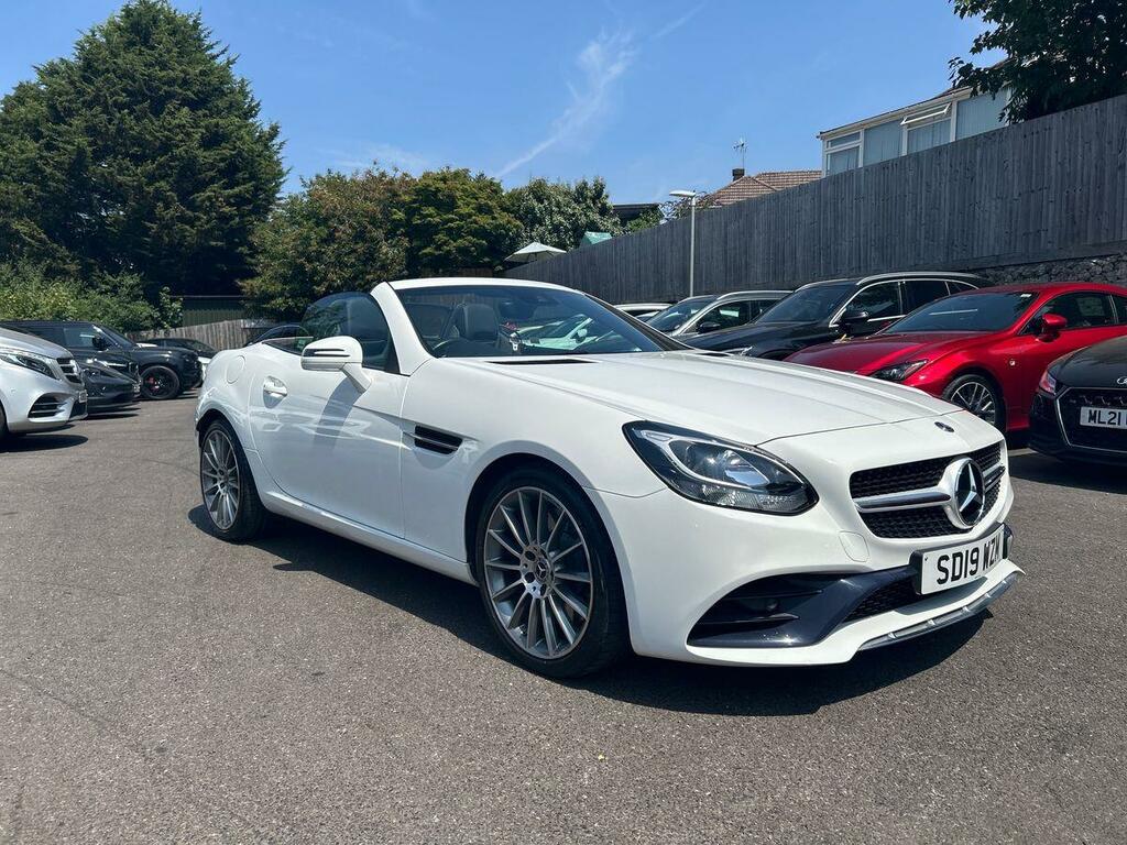 Mercedes-Benz SLC 1.6 Slc180 Amg Line G-tronic Euro 6 Ss White #2