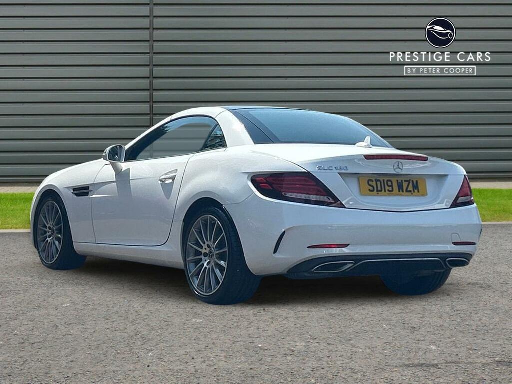 Mercedes-Benz SLC 1.6 Slc180 Amg Line G-tronic Euro 6 Ss White #4