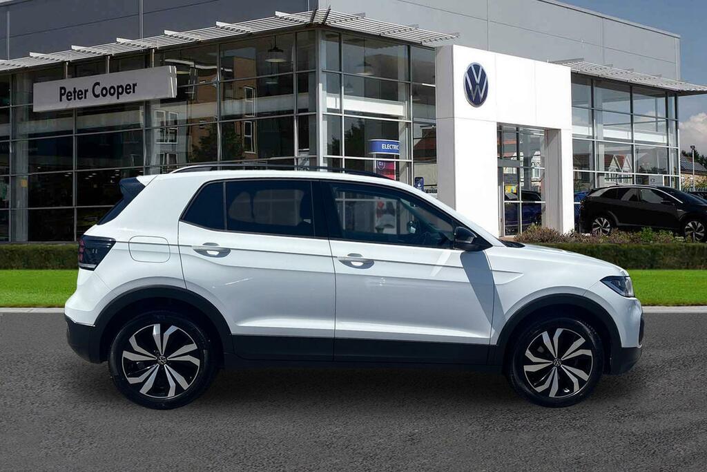 Volkswagen T-Cross 1.0 Tsi Black Edition HT72EOK White #4