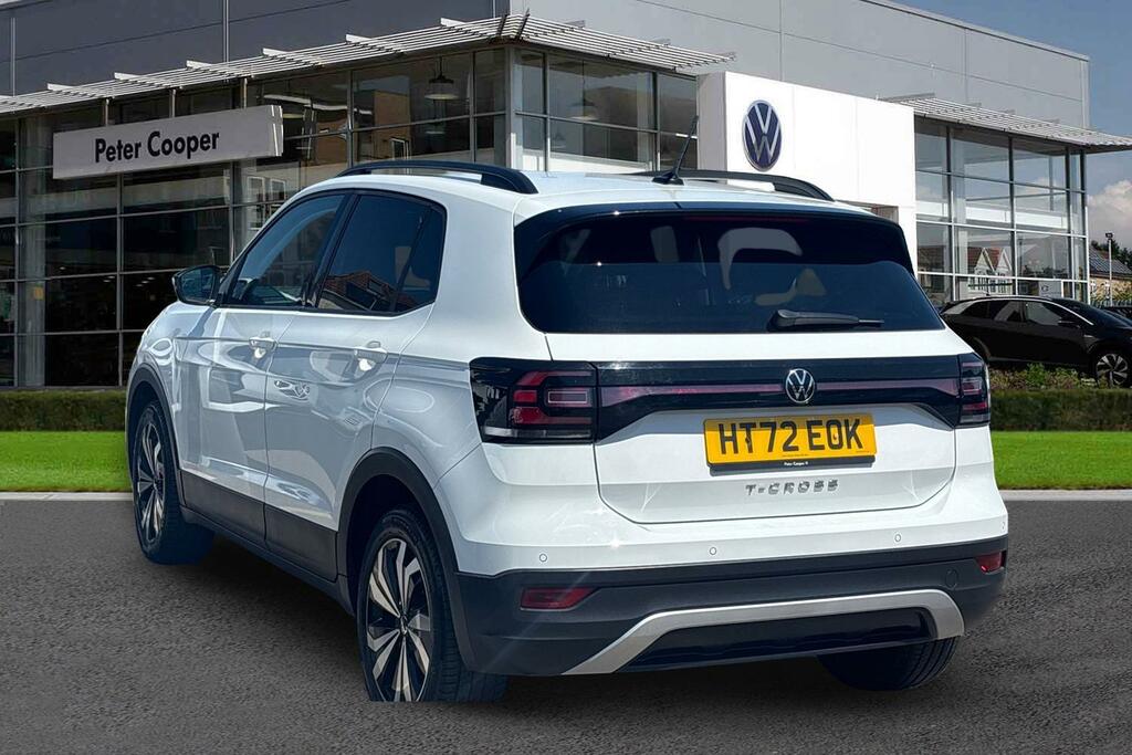 Volkswagen T-Cross 1.0 Tsi Black Edition HT72EOK White #3