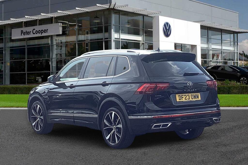 Volkswagen Tiguan Allspace 1.5 Tsi R-line Dsg DF23OWM Black #3