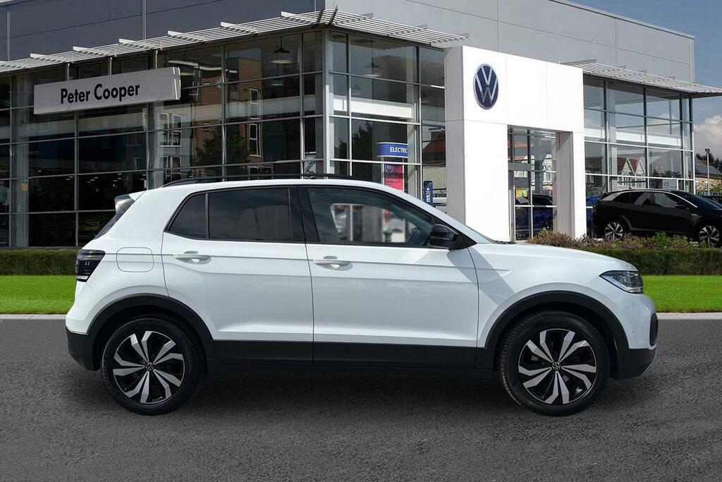 Volkswagen T-Cross 1.0 Tsi Black Edition HN72KGJ White #4