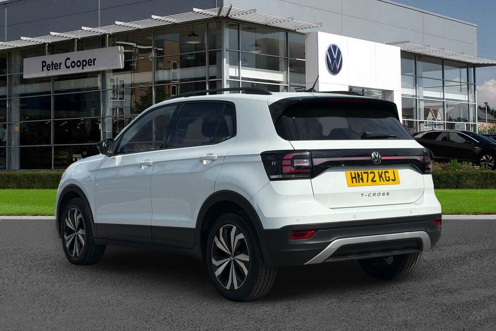 Volkswagen T-Cross 1.0 Tsi Black Edition HN72KGJ White #3
