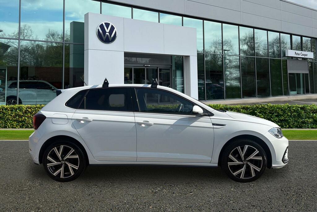 Volkswagen Polo 1.0 Tsi R-line HY74JUA White #4