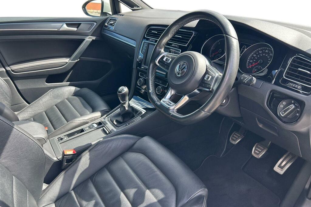 Volkswagen Golf 2.0 Tdi R-line Edition White #6