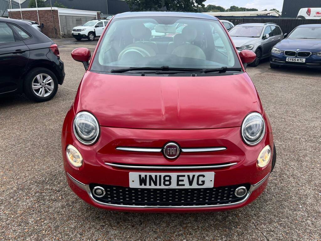 Fiat 500 1.2 Lounge Hatchback Euro 6 Ss Red #2