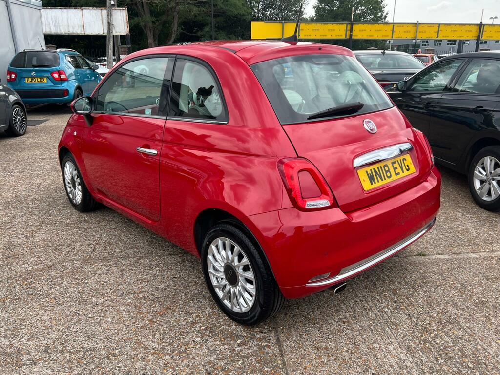 Fiat 500 1.2 Lounge Hatchback Euro 6 Ss Red #5